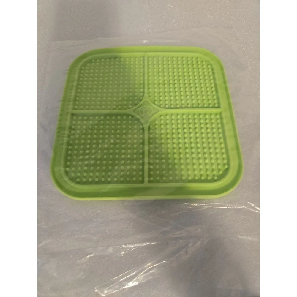 Pet Zone Boredom Busters Engage Green Slow Feeder Licking Mat CalmersCat Dog New
